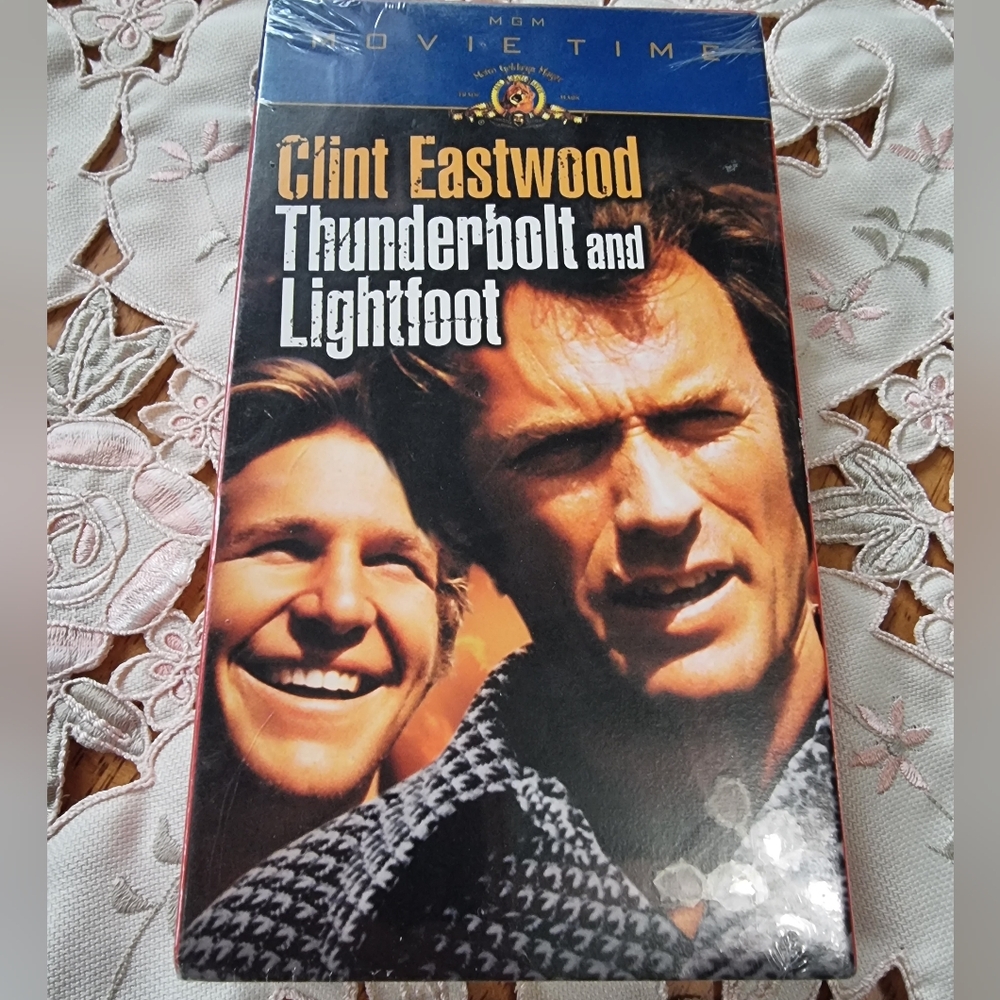 🆕️ Thunderbolt and Lightfoot Starring Clint Eastwood Vintage VHS Movie 1974